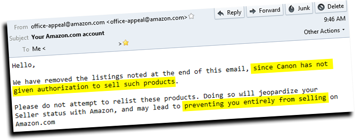 Amazon Email